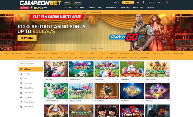 Campeonbet Casino Review Bonuses Software And Games