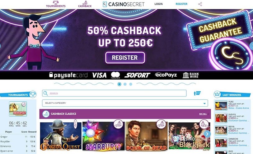 Online casino secrets play