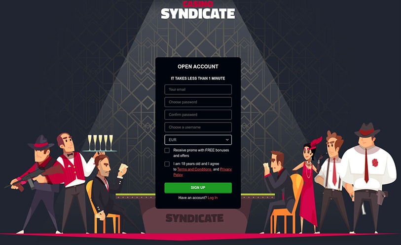 Syndicate Casino No Deposit Bonus